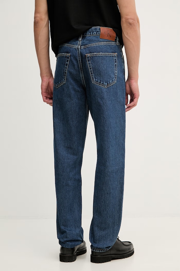 Îmbrăcăminte Calvin Klein blugi relaxed fit pentru bărbați LV04RD712G bleumarin