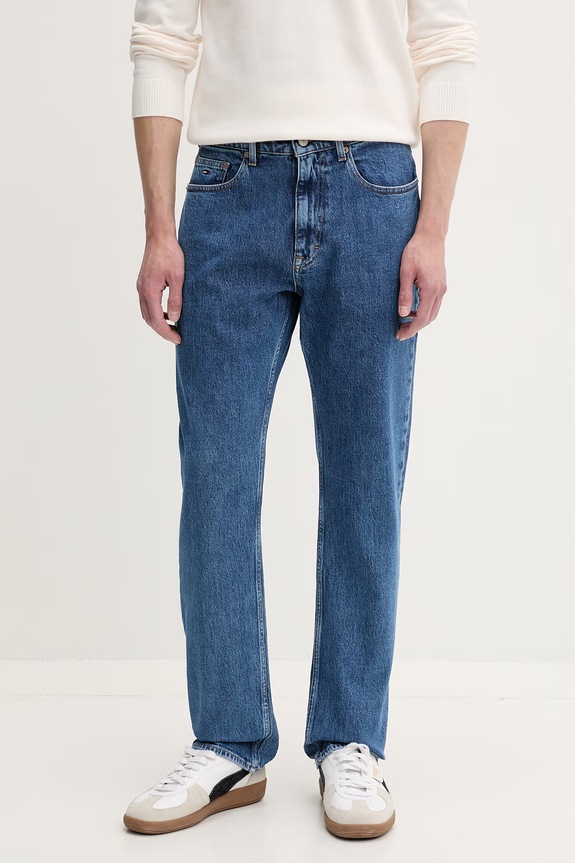 Tommy Jeans slim fit traperice za muškarce plava DM0DM23386