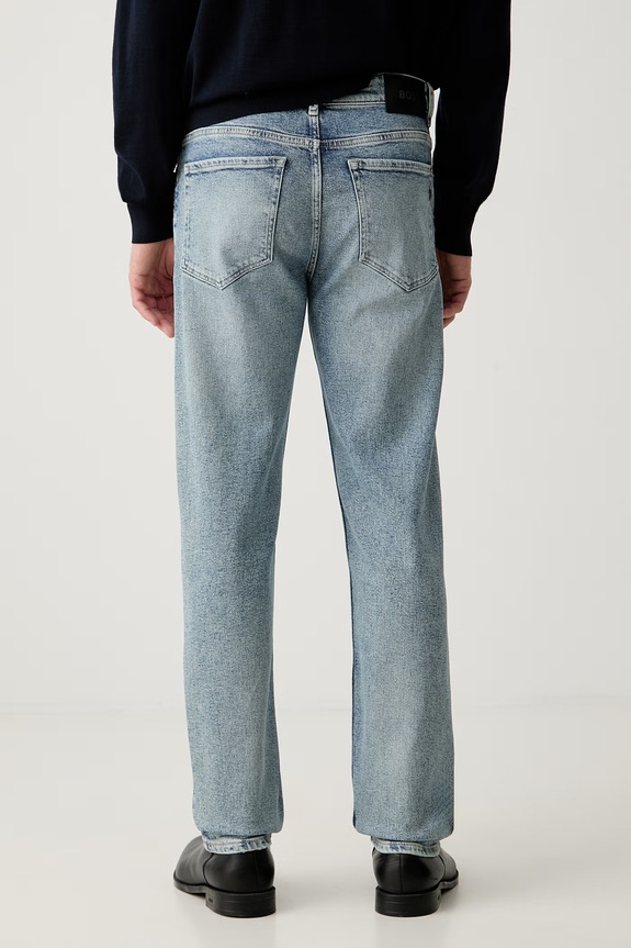 Одяг BOSS джинси straight чоловічі C-OGDEN 50566887 бірюзовий
