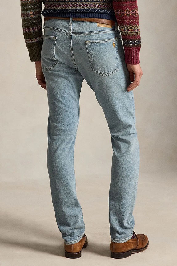 Polo Ralph Lauren джинсы skinny для мужчин 710B20897 голубой AW26