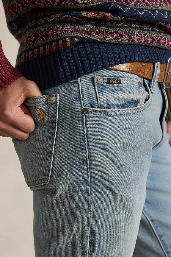 Polo Ralph Lauren джинсы skinny для мужчин голубой 710B20897