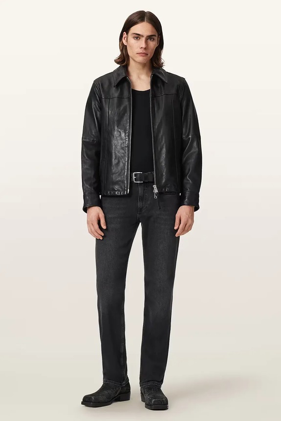 AllSaints skinny Ανδρικά SID μαύρο M016EE