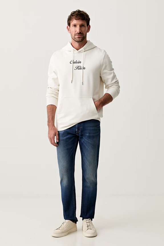 Calvin Klein Jeans tapered traperice za muškarce LV04RG900G plava AW26
