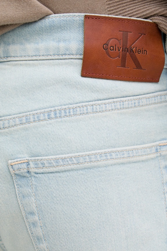 Calvin Klein Jeans blugi conici pentru bărbați albastru LV04RG798G