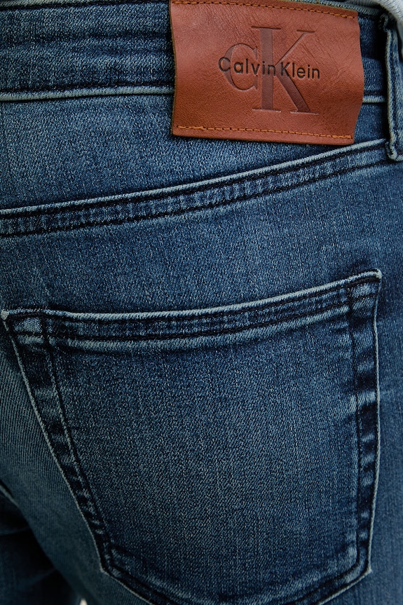 Calvin Klein Jeans rifle skinny pánske tmavomodrá LV04RG794G