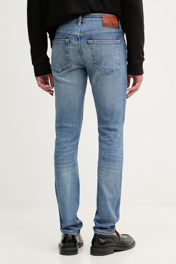 Oblečenie Calvin Klein Jeans rifle skinny pánske LV04RG793G modrá