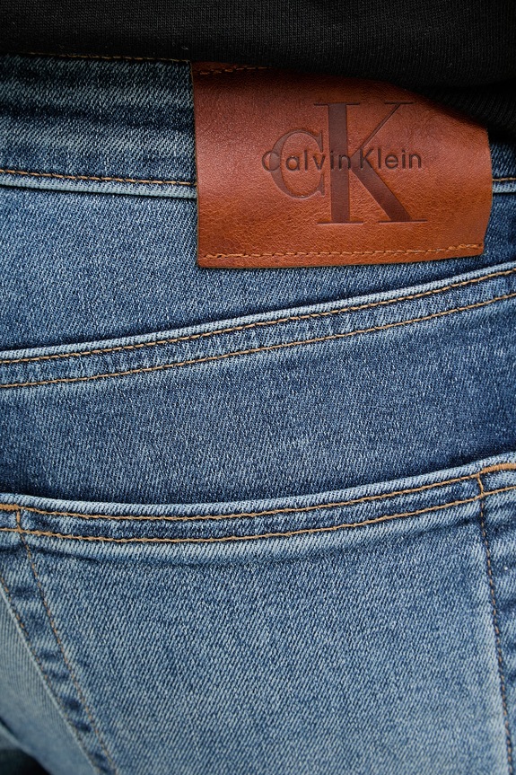 Calvin Klein Jeans rifle skinny pánske modrá LV04RG793G