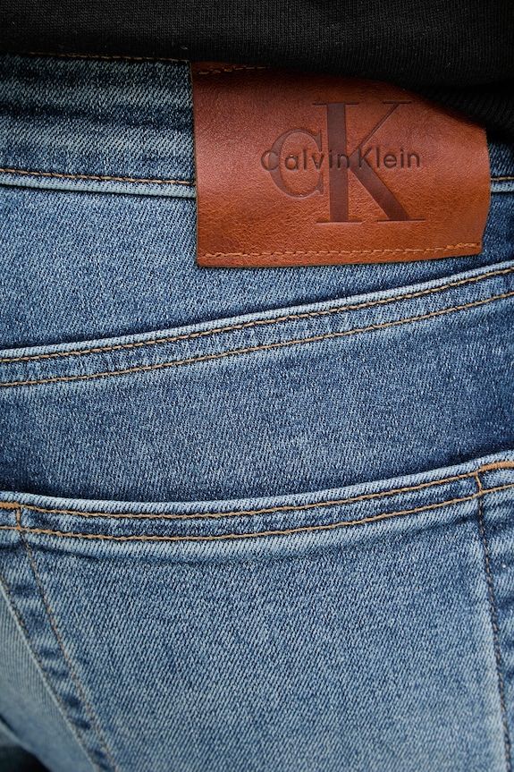 Calvin Klein Jeans rifle skinny pánske modrá LV04RG793G