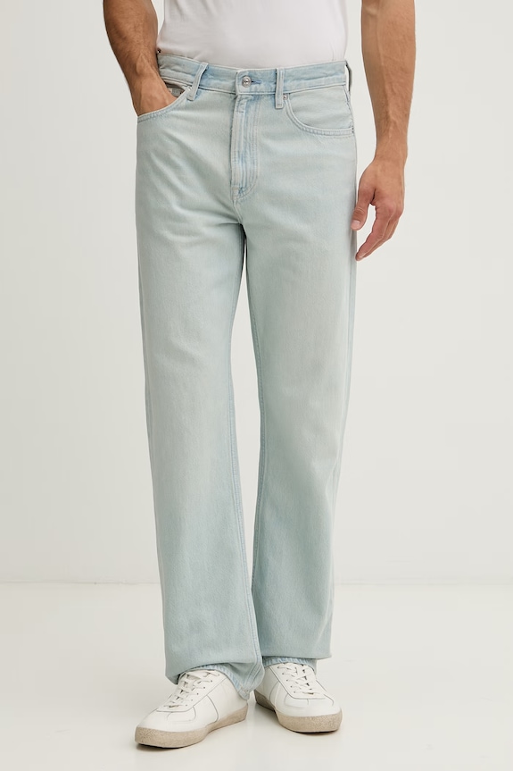 Calvin Klein Jeans dritti da uomo blu LV04RG701G