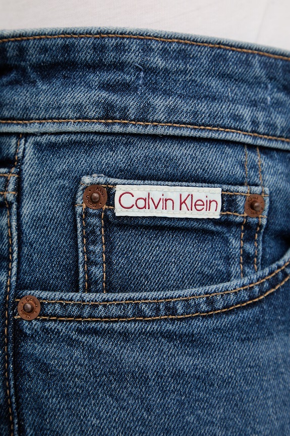 Calvin Klein Jeans slim fit da uomo blu LV04RB735G