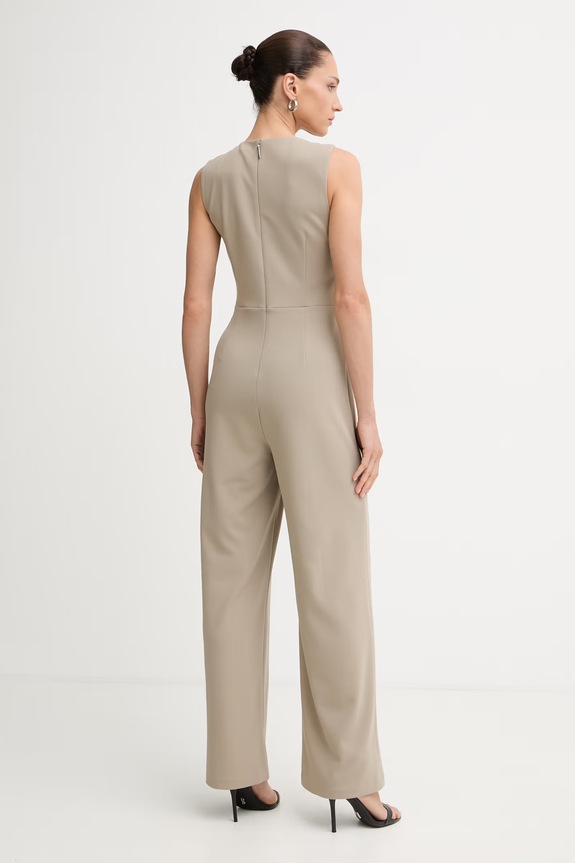 Odzież Calvin Klein kombinezon damski LV044G031G beżowy