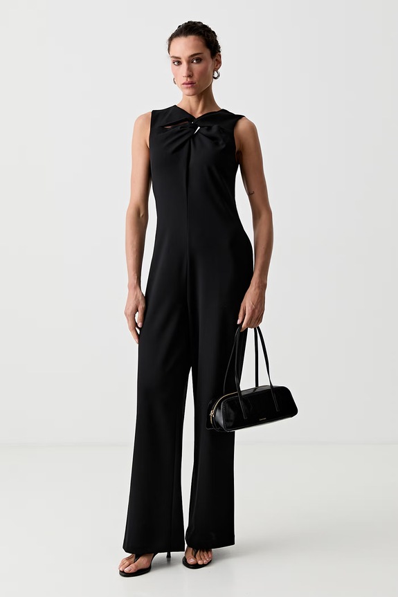 Calvin Klein salopetă pentru femei LV044G031G negru AW26