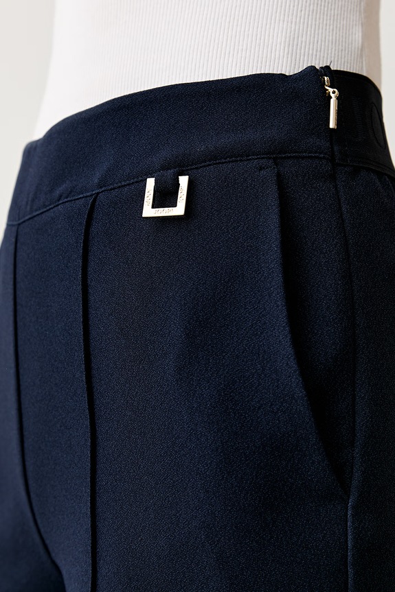 Joop! spodnie straight damskie granatowy 30103361