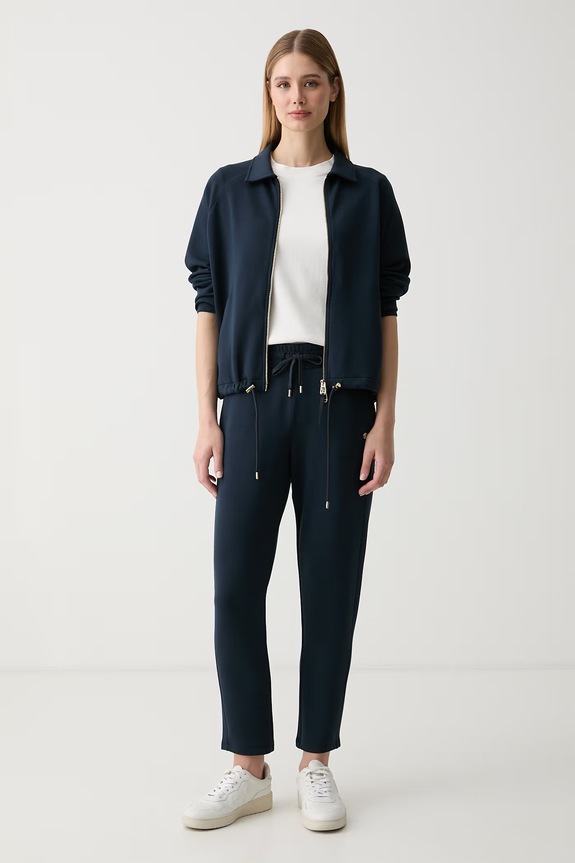 Joop! spodnie dresowe damskie z modalem 30103334 granatowy AW26