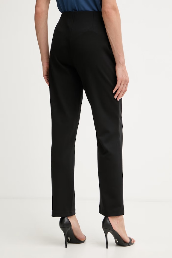 Odzież Calvin Klein spodnie damskie z wiskozą LV044F659G czarny