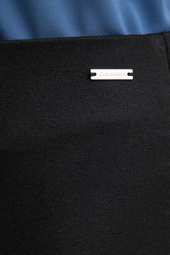 Calvin Klein spodnie damskie z wiskozą czarny LV044F659G