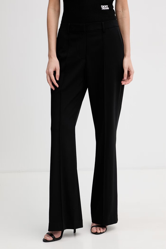 DKNY oblekové nohavice dámske čierna WYP72411