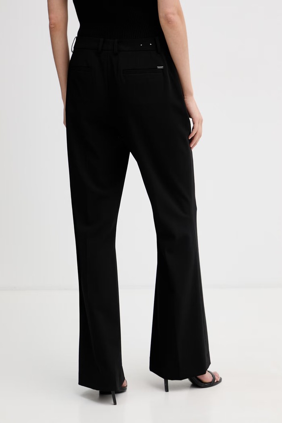 Oblečenie DKNY oblekové nohavice dámske WYP72411 čierna