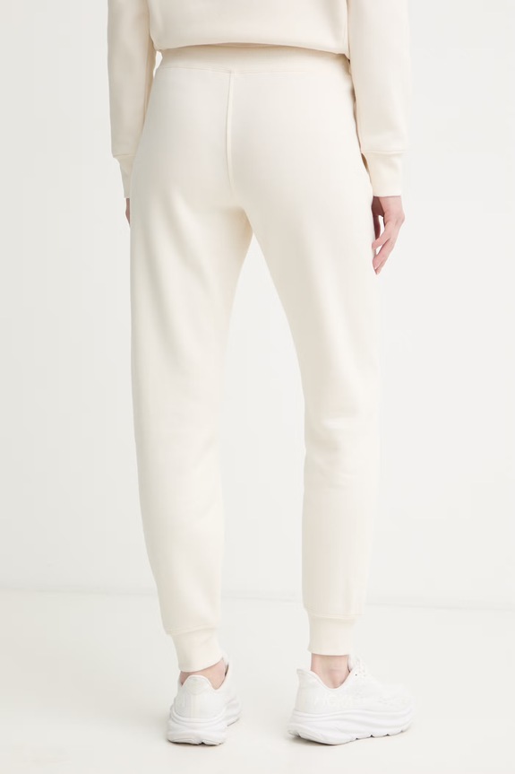 Odzież DKNY spodnie dresowe damskie z bawełną DP6P3896 beżowy
