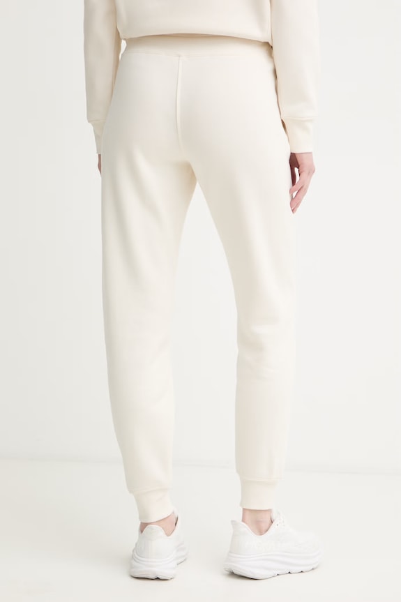 Odzież DKNY spodnie dresowe damskie z bawełną DP6P3896 beżowy