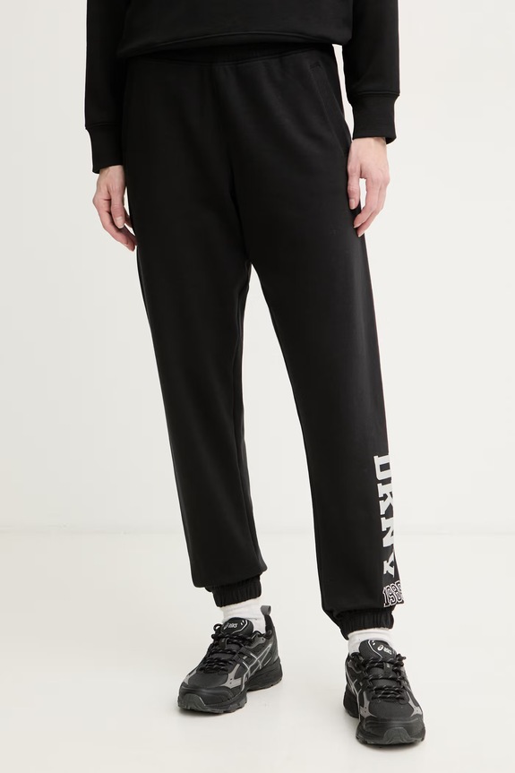 DKNY spodnie dresowe damskie czarny DP6P3863