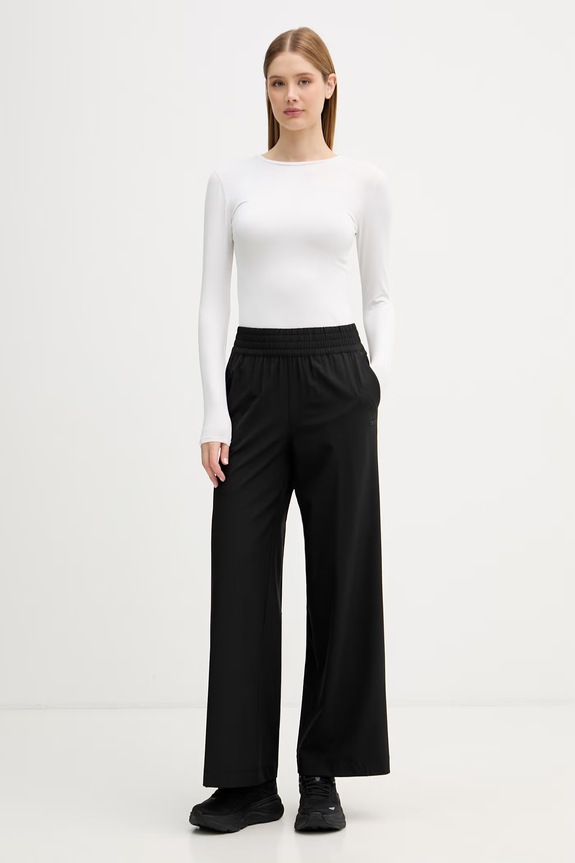 DKNY spodnie dresowe damskie DP5P3686 czarny AW26