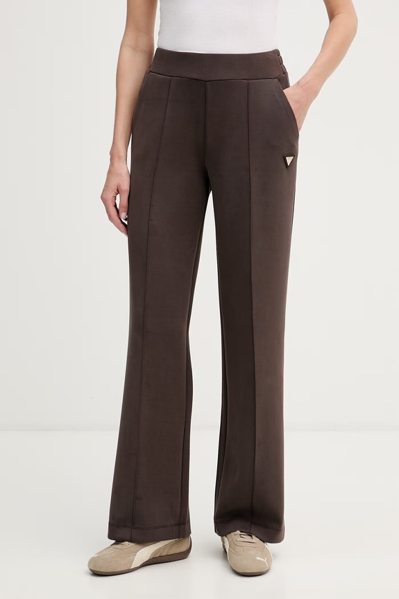 Guess спортивные штаны женские с модалом OLYMPE коричневый V6YB18.K4315