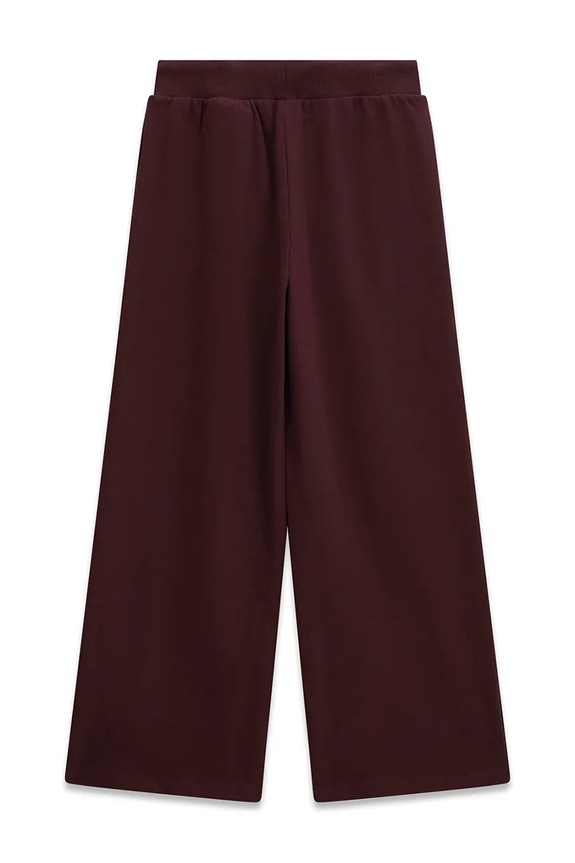 Guess pantaloni wide leg pentru copii, din bumbac J6YB15.K3935.9BY2 burgundia AW26