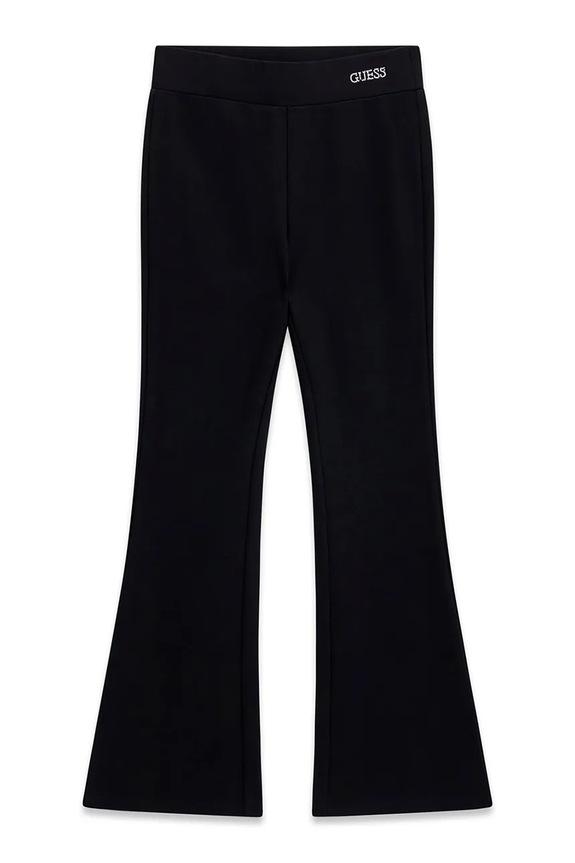 Guess nohavice flare detské s viskózou čierna J6YB09.K3929.9BY2
