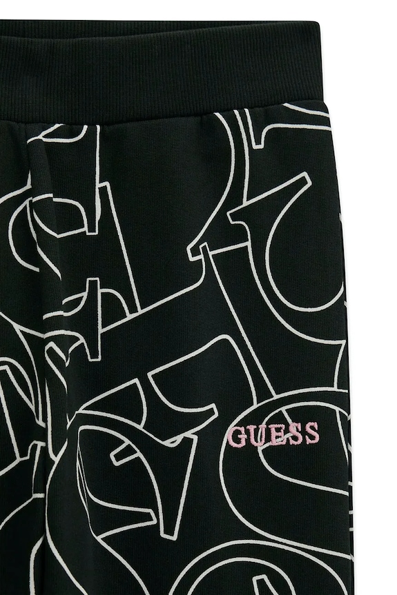 DÍVKA Guess tepláky dětské bavlněné J6YB03.K3924.9BY2 černá