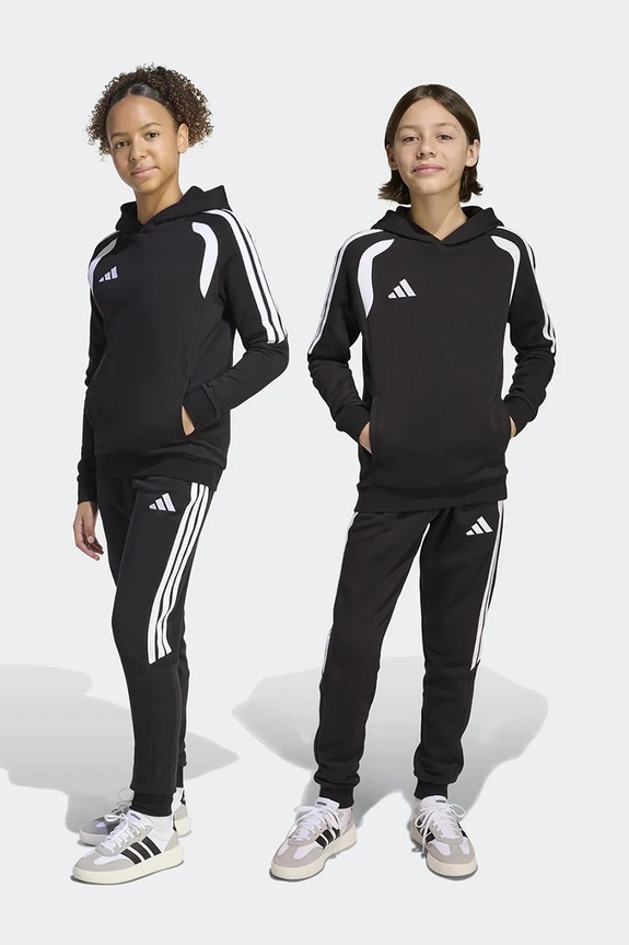 adidas Performance teplákové nohavice detské s bavlnou čierna JY9674