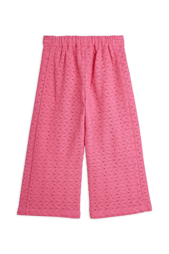 Chlapec Mini Rodini teplákové nohavice detské bavlnené Lace 26630105 ružová
