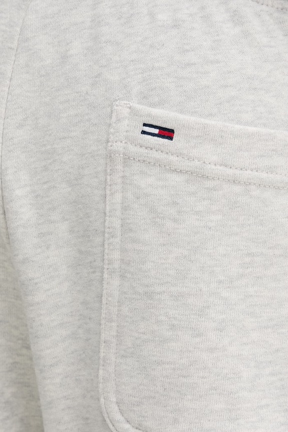 Tommy Jeans παντελόνι επίσημο ανδρικό βαμβακερό γκρί DM0DM23903