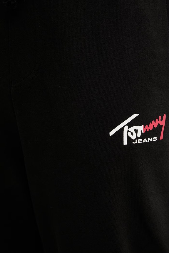 Tommy Jeans spodnie dresowe męskie bawełniane czarny DM0DM23903