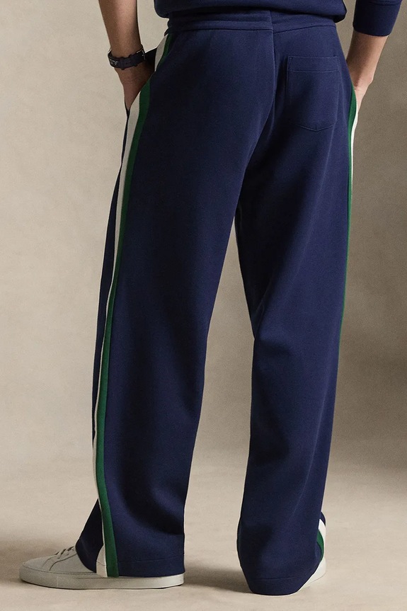 Polo Ralph Lauren pantaloni de trening pentru bărbați, cu bumbac 710B20428 bleumarin AW26