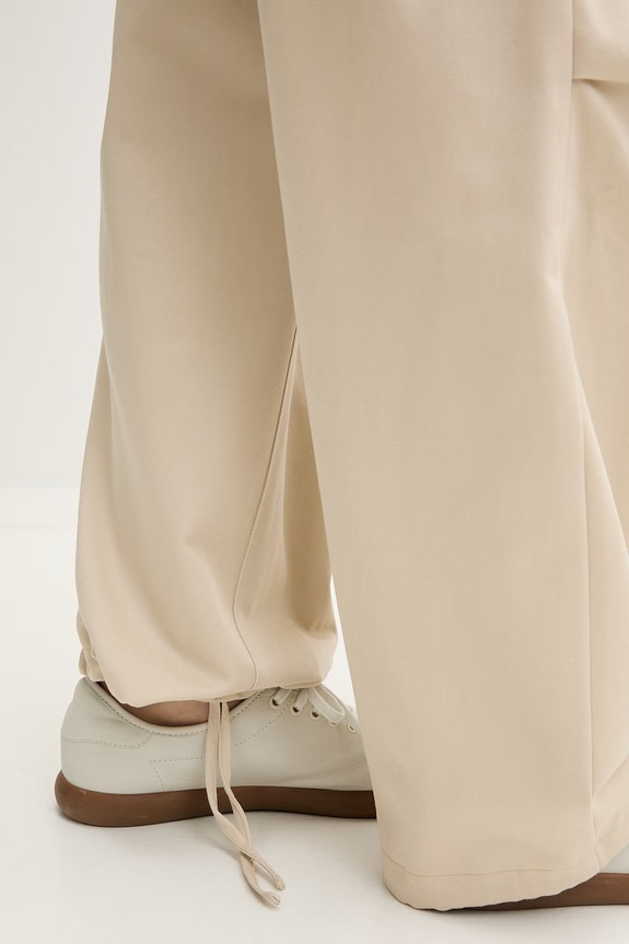Kenzo kalhoty pánské bavlněné FG65PA5089OD béžová