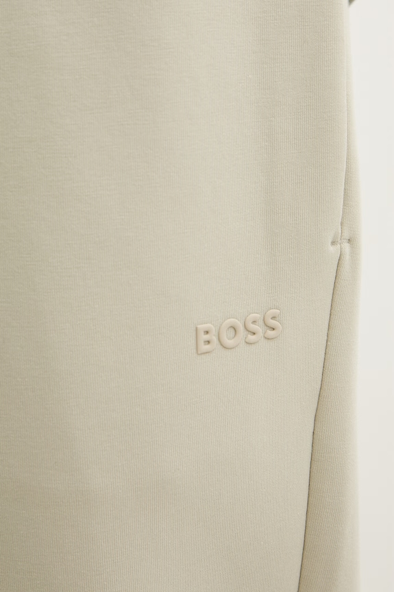 BOSS Green спортивні штани чоловічі бавовняні з еластаном Hadiko зелений 50565748