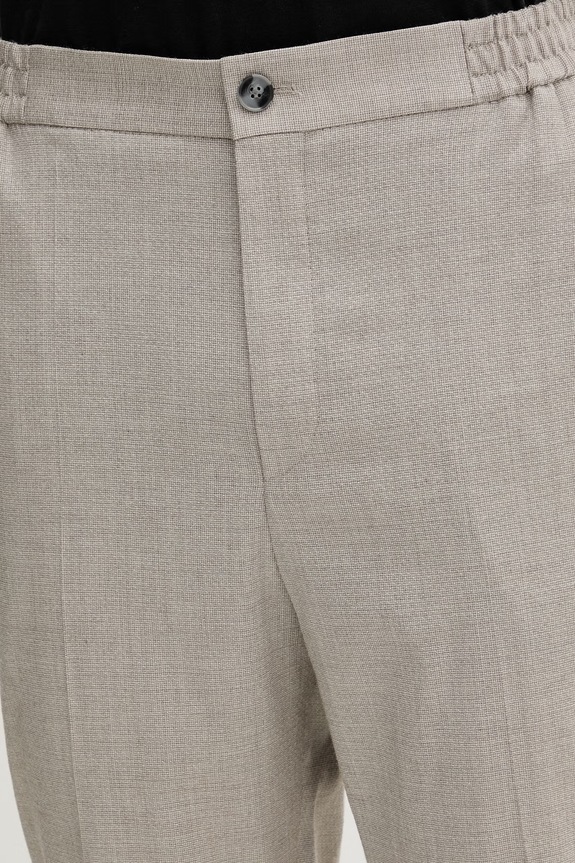 HUGO Брюки slim fit для мужчин с добавлением шерсти Gos233F1X бежевый 50565806