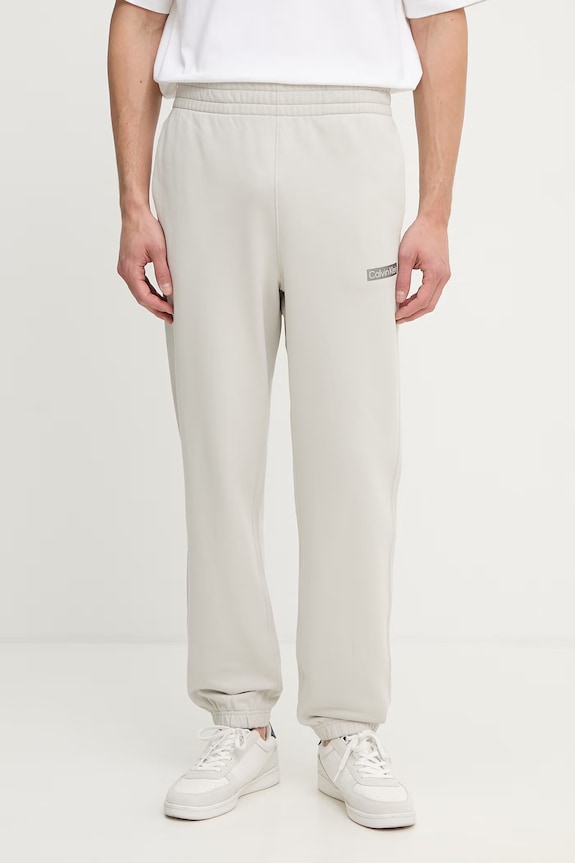 Calvin Klein pantaloni de trening pentru bărbați, din bumbac gri LV04LG212G
