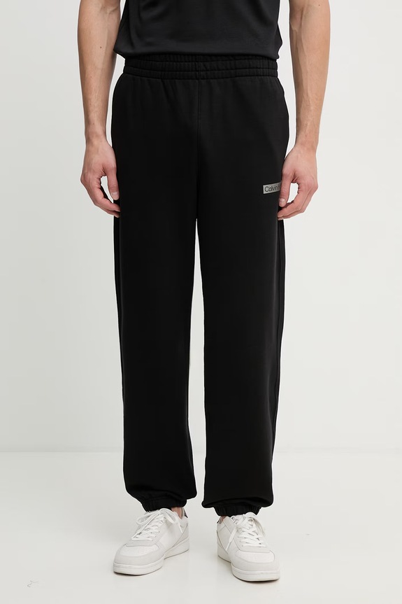 Calvin Klein pantaloni de trening pentru bărbați, din bumbac negru LV04LG212G