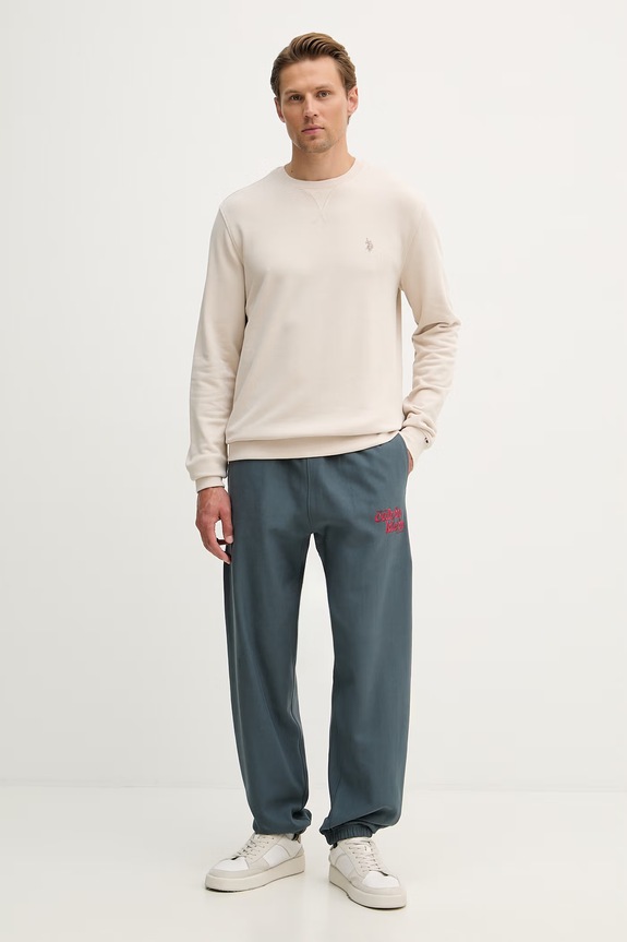 Calvin Klein Jeans tepláky pánské s bavlnou LV04LG216G tyrkysová AW26