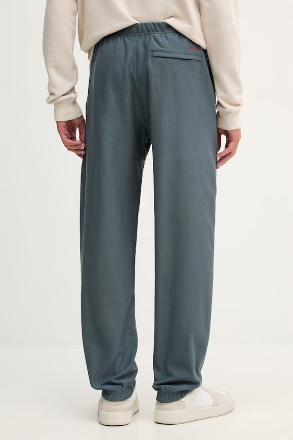 Дрехи Calvin Klein Jeans спортен панталон мъжки с памук LV04LG216G тюркоазен