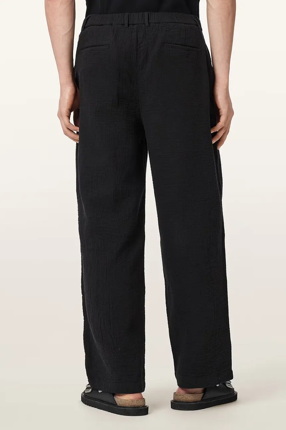 AllSaints pantaloni pentru bărbați, din bumbac TAIKO M035TE negru AW26
