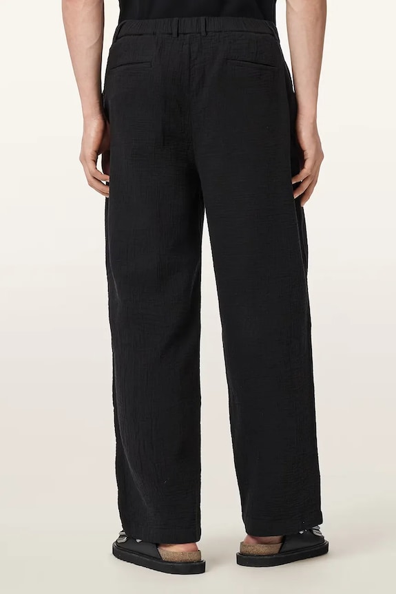 AllSaints pantaloni pentru bărbați, din bumbac TAIKO M035TE negru AW26