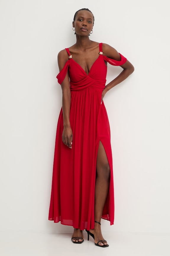 Morgan rozšířené šaty RVENICE 261.RVENICE červená AW26