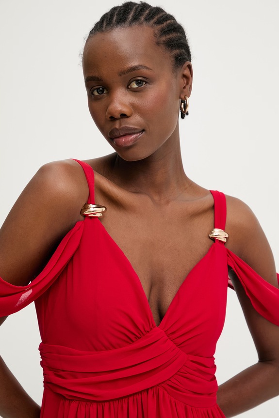 Morgan rozšířené šaty RVENICE červená 261.RVENICE