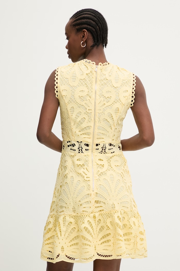 Oblačila Morgan poletna obleka ROSLI 241.ROSLI rumena