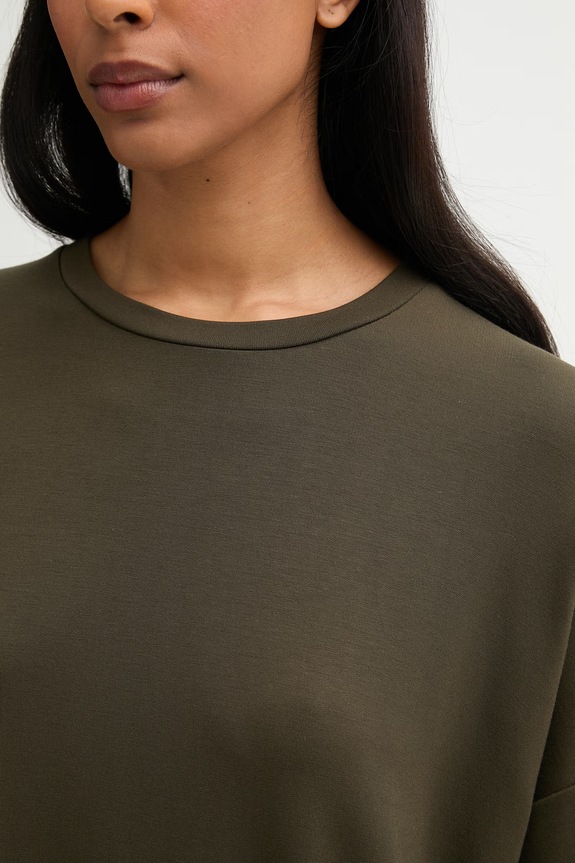 Marc O'Polo sukienka oversize z modalu 5000014399 zielony