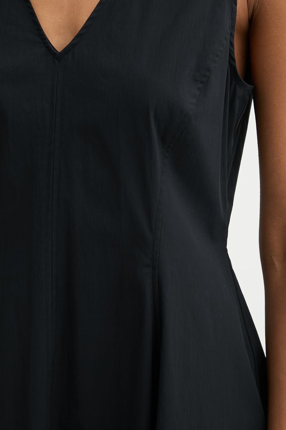 Marc O'Polo rochie evazată cu bumbac 5000014319 negru