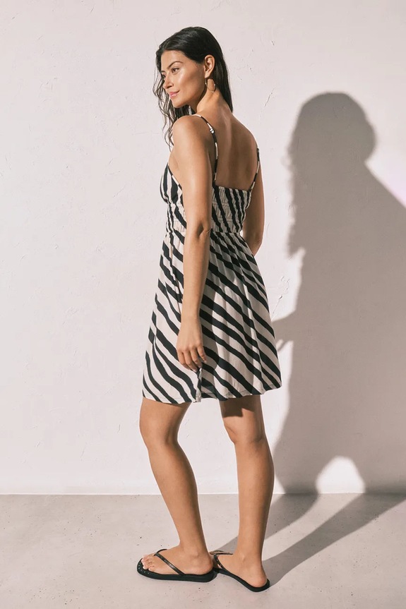 women'secret rochie de vară din vâscoză 5543724 negru AW26